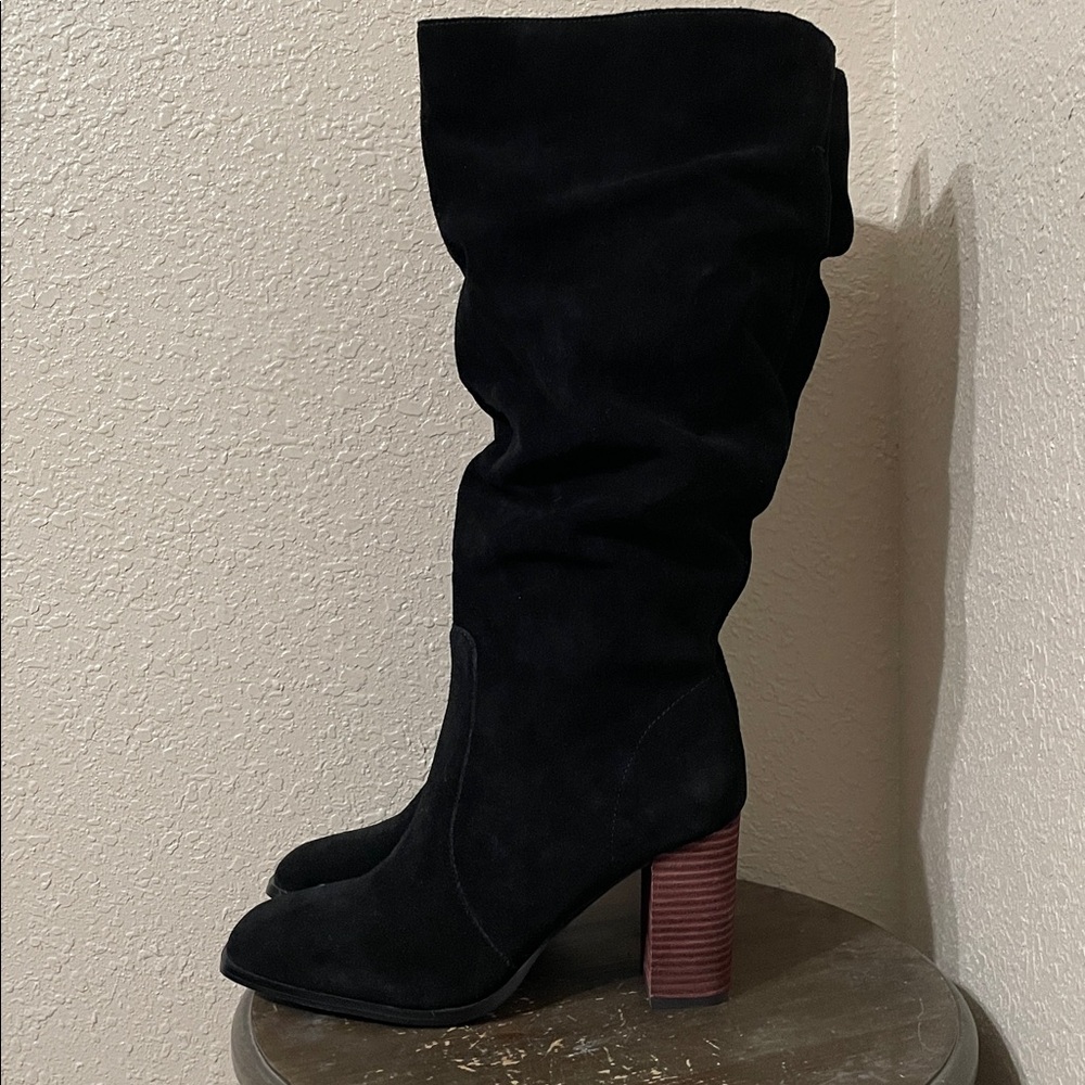 Splendid Gladis Black Suede Women's Boots - Picture 5 of 11